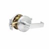 Trans Atlantic Co. Heavy Duty Brushed Chrome Commercial Storeroom Lever with Door Handle Lock and IC Core DL-LHV80IC-US26D